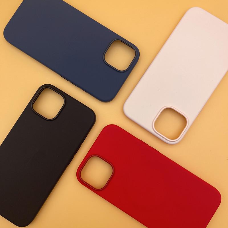 Custodia protettiva magnetica in silicone per Apple 14 Pro/14 Pro Max
