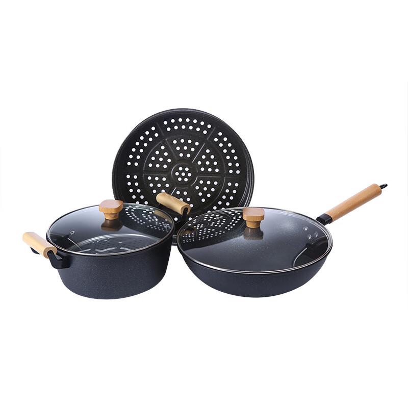 Triceratops Korean Maifan Stone 4-Piece Cookware Set