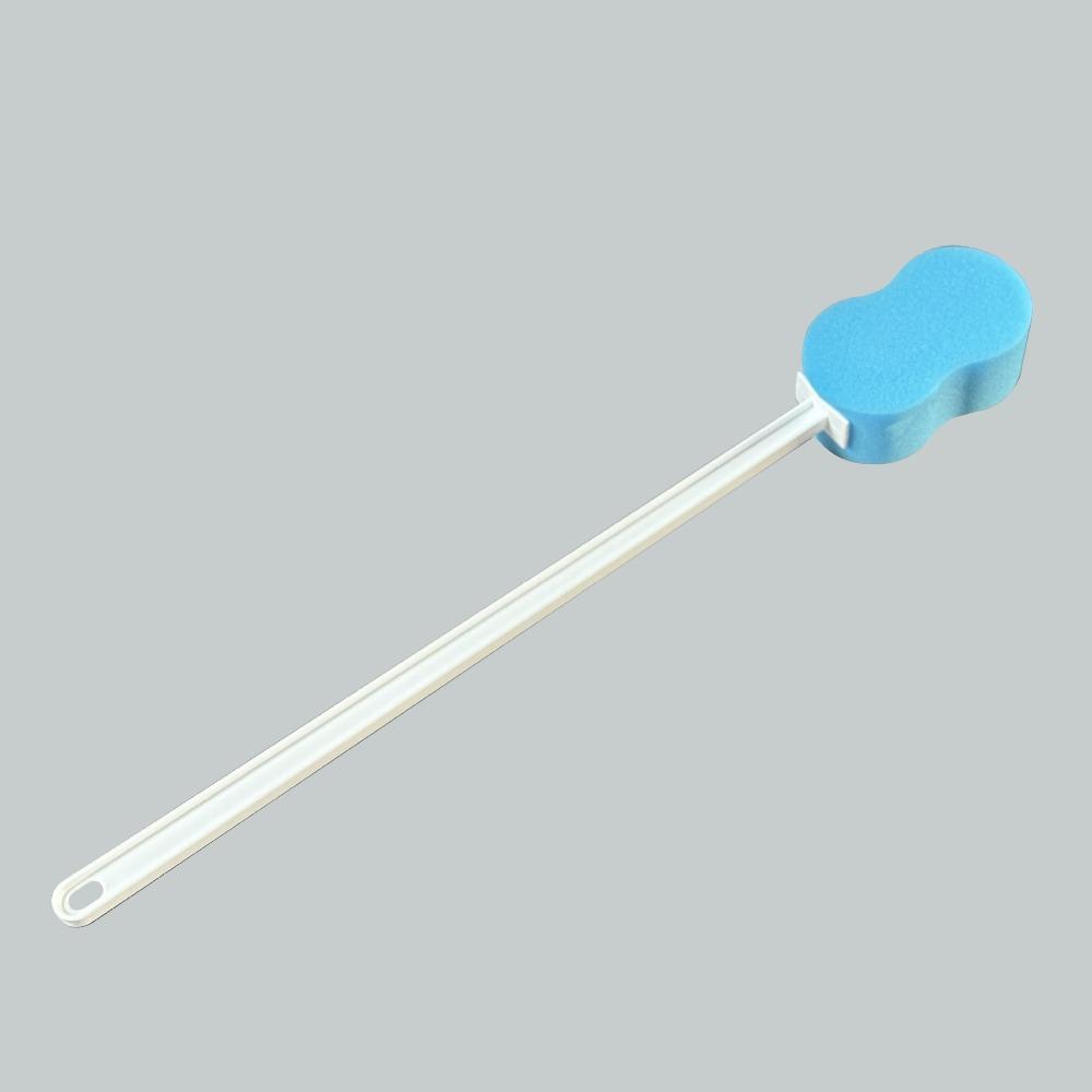 Hållbar Badsvamp med Långt Handtag Lätt Ryggskrubb Kroppstvättborste Mjuk Exfolierande Verktyg Ryggtvättare