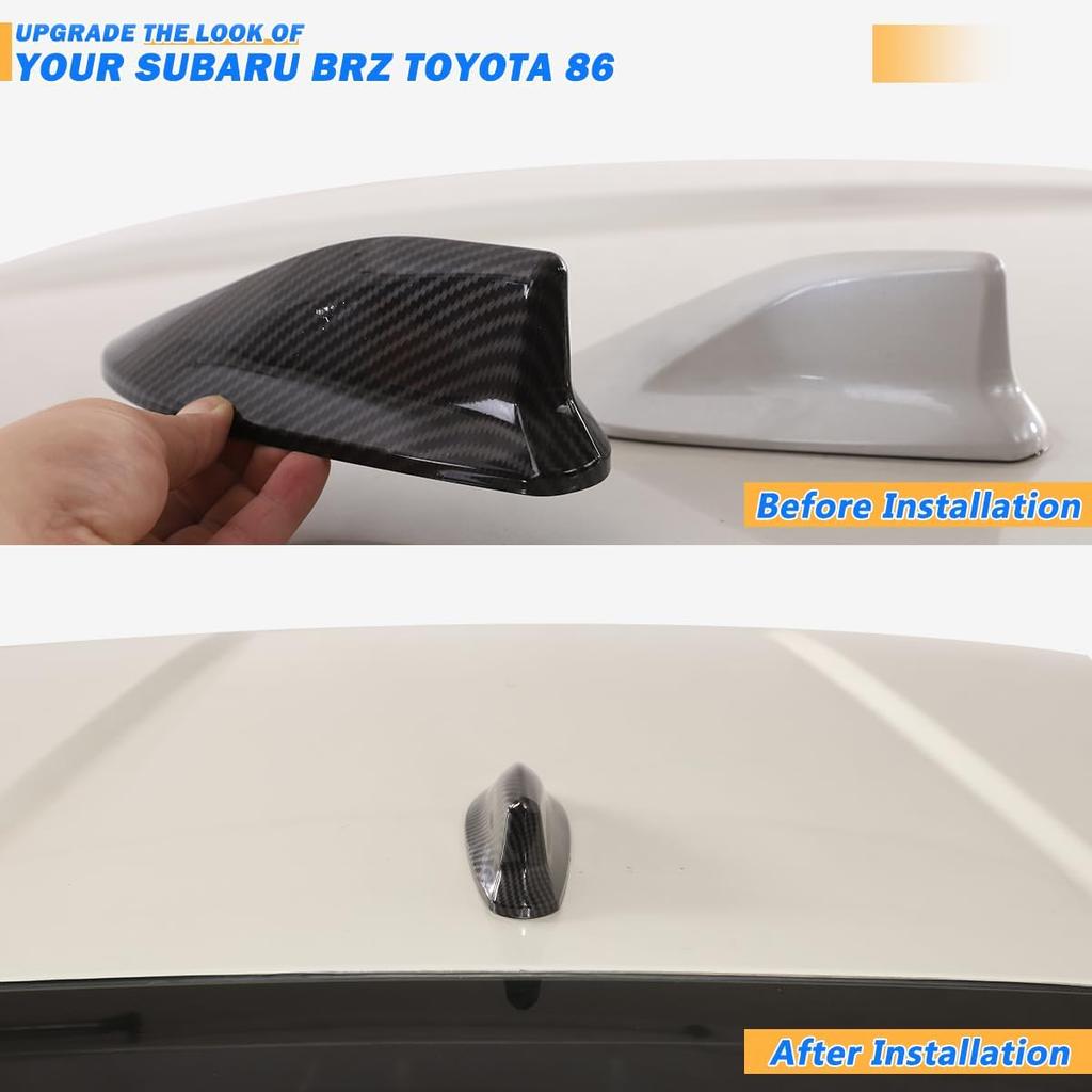 Carbon Fiber ABS Car Shark Fin Antenna Cover Roof Aerial for Subaru BRZ Toyota 86 2013-2021 Auto Cars Antenna Accessories