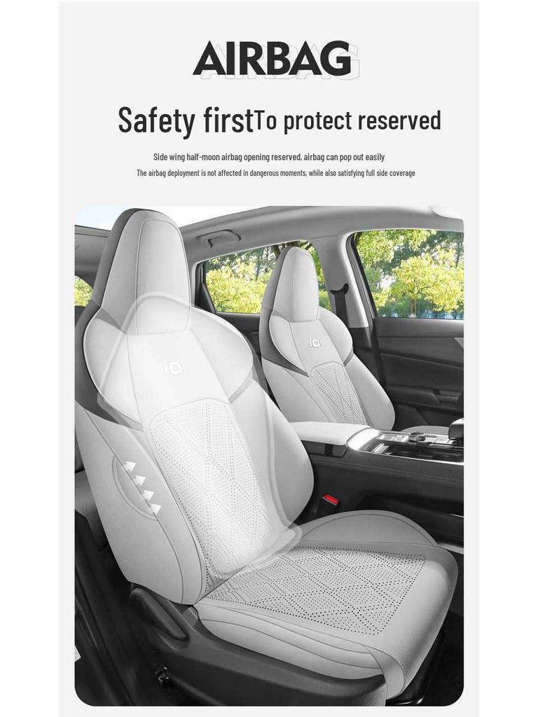 All-Season Seat Covers for 2025 Changan Qiyuan Q05 - Full-Coverage Car Seat Cushions