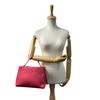 Used agnes b. 2way handbagHandbag pink/gold leather Women