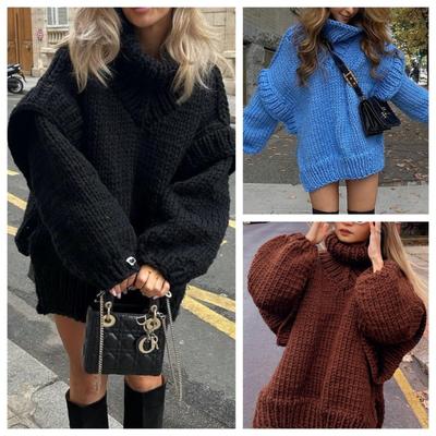 Autumn Winter Turtleneck Sweaters for Women Sweater Woman Long Sleeve Knitted Sweater Women Basic Pullovers Tops