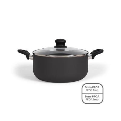 Casserole - - MEP150R - 24 Cm - Non-stick Without PFOA or PFOS - Silicone Handles - All Hobs Including Induction