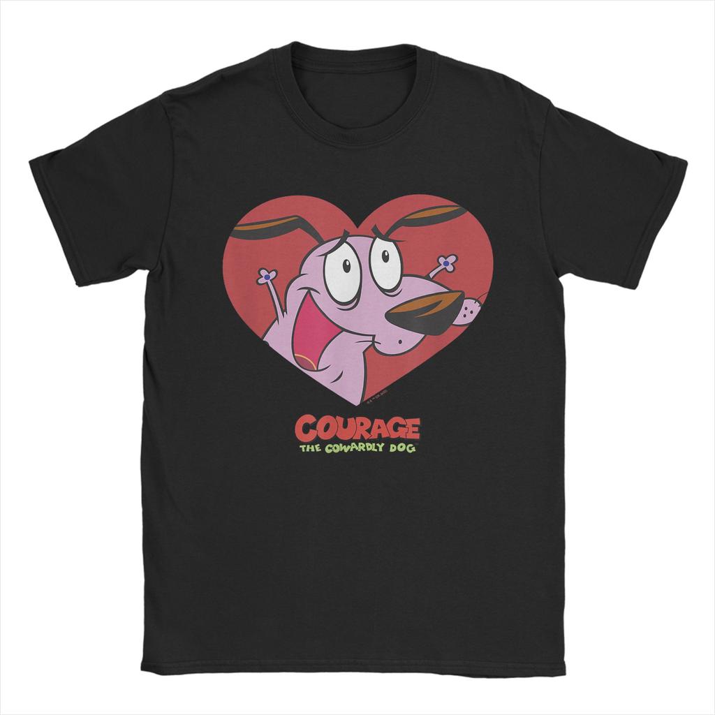 Amazing Courage the Cowardly Dog Not Gonna Like TShirt Unisex O Neck Pure Cotton T Shirts Short Sleeve Tees Gift Idea Clothing