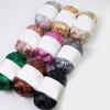 Metallic Knitting Yarn 87.48Yard Metallic Tshirt Yarn for Crochet Bag Basket Knitting Project Handbags Home Decoration