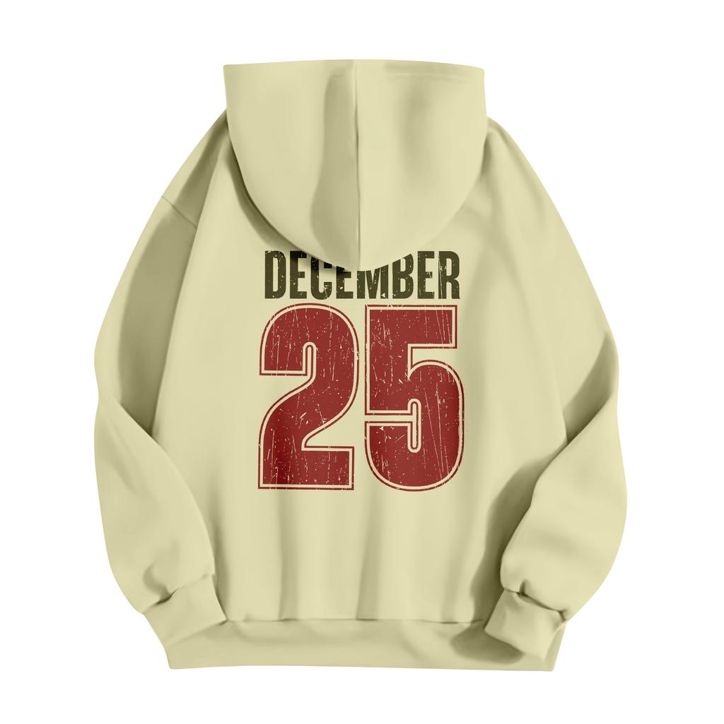 Women's Christmas  Hoodie Funny Cute Christmas Holiday Sweatshirt Pullover