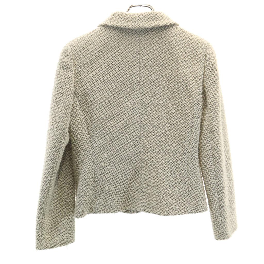 Miss Chloe Fancy Tweed Jacket 40 Beige Women Used