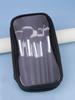 15-Piece Black & Silver Makeup Brush Set: Powder, Blush, Eyeshadow, Eyebrow & Highlighter Brushes with Soft Bristles