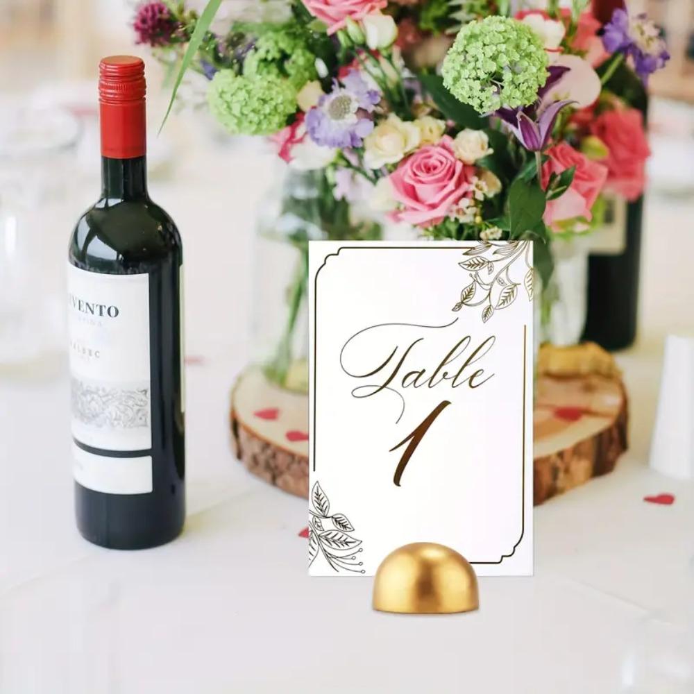 Wooden Table Number Stand Elegant Name Cards Holders Party Wedding Decorations