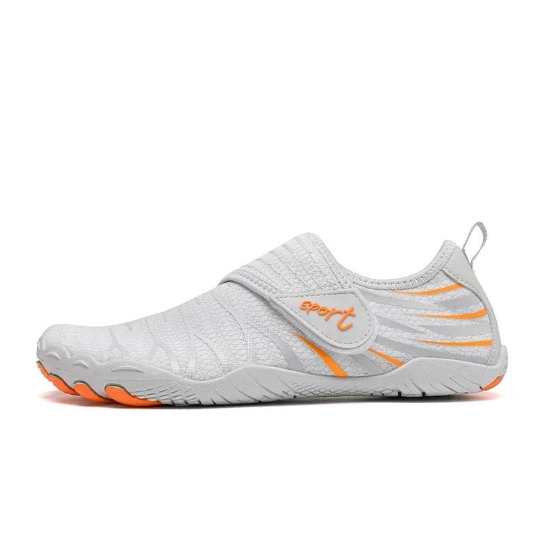 

Aqua Shoes Men Women Summer Slip On Water Sports Shoes Quick-drying Fashion Five Finger Beach River Barefoot Sneakers Unisex New 46