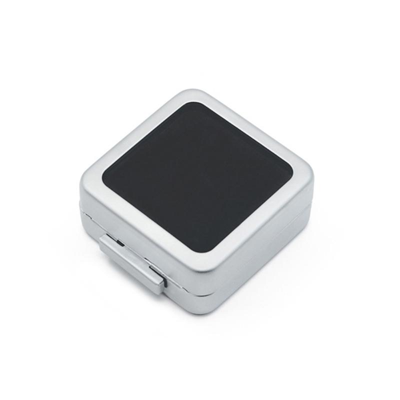 

Square Loose Diamond Display Package Box Metal Memory Sponge Gem Stone Beads Pendant Organizer Holder Showcase S серебряный