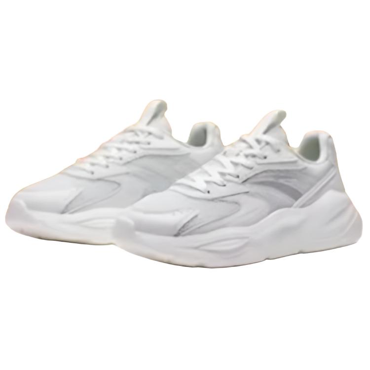 Anta Unruly Series Cushioning Abrasion Resistant Rebound Low Top Casual Shoes Women's White Blue Purple Sneakers 922528833-2