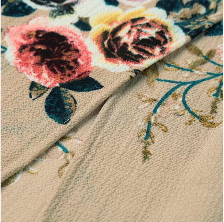 Women Halter Neck Chiffon Dress Floral Print Sleeveless Split Backless Long Dress Boho Dress