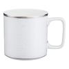Mug, Leaf Vein (Pearl White) 300cc, White, Stylish, Cute, Elegant, Small, Short Mug, Made In Japan, 52254-2991