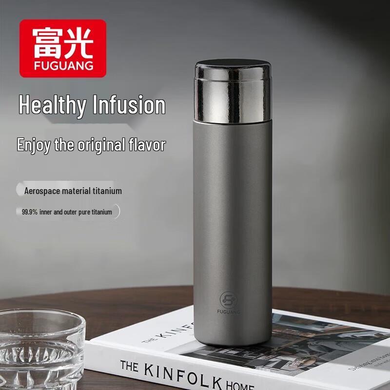 FUGUANG Pure Titanium Insulated Food Jar