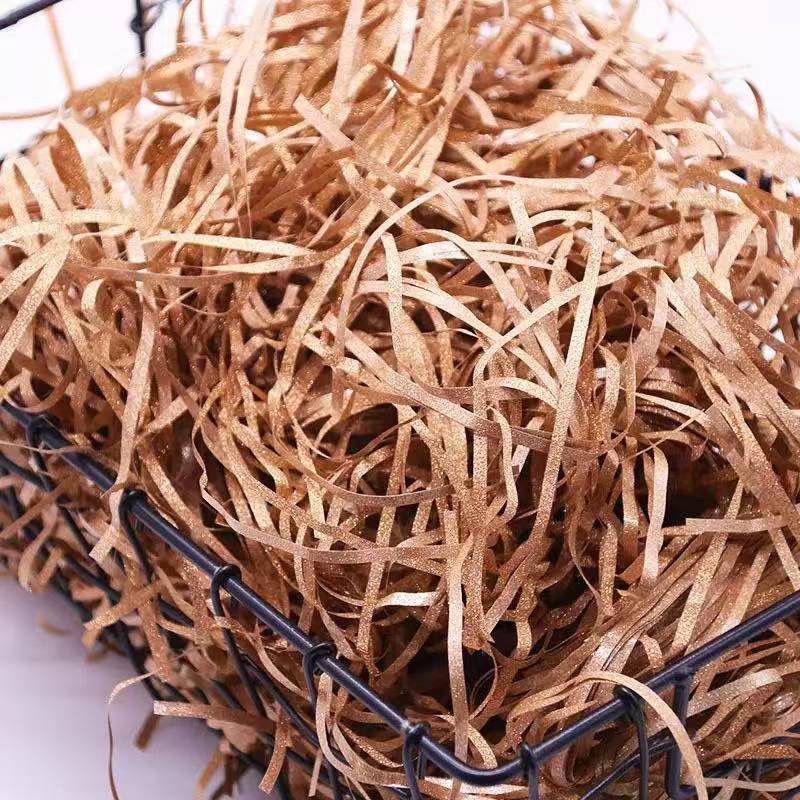 Lafite Flashing Candy Box with Fruit Decorations and Shredded Paper Padding for Weddings and Birthdays