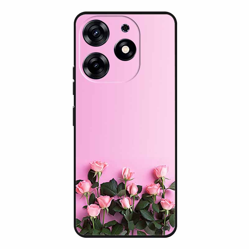 For Tecno Spark 20 Pro Case Wolf Soft Silicone TPU Back Cover Phone Cases For Tecno Spark20 Pro KJ6 Cute Animals Protector Funda