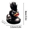 1PC Duck Statue Indoor Gothic Sculpture Punk Animal Figurine Resin Statues Desk Decor Collectible Figurines Satan Duck Decor