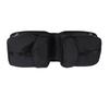 34L Bike Rear Seat Bag Waterproof Double Side Bicycle Saddle Bag with Reflective Strips for Bicycle Night Riding Cycling Black