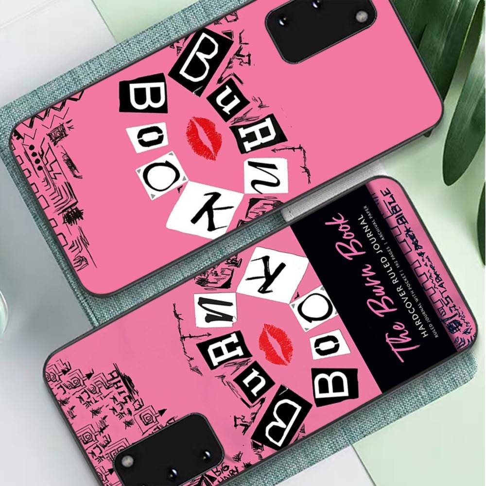 M-Mean Girls B-Burn Book Phone Case For Samsung S 24 Fe 25 Ultra Plus 20 Lite 21 30 22 23 24 22 Ultra 5G Fundas