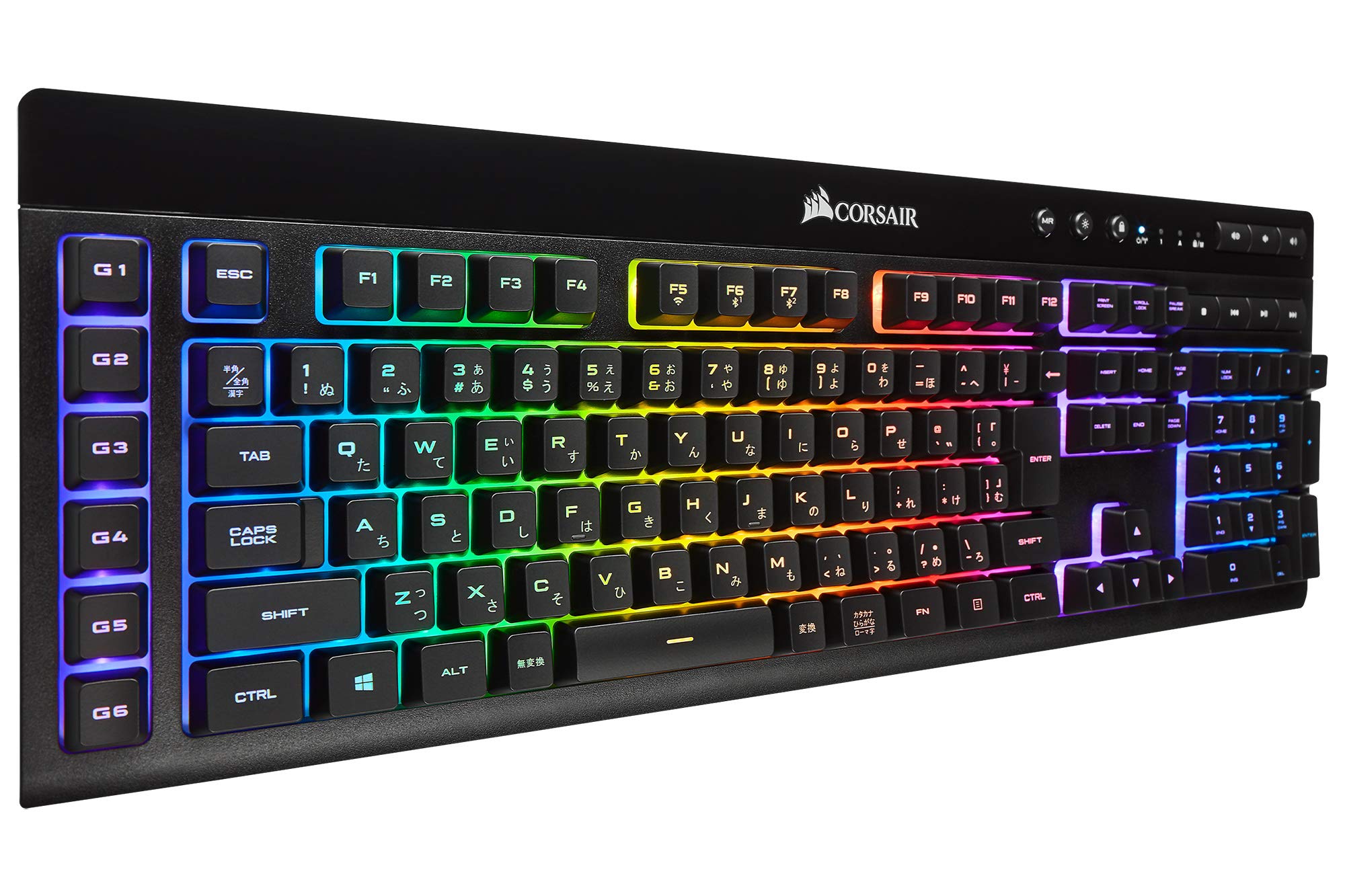 

Corsair K57 RGB WIRELESS Японська розкладка Ігрова клавіатура Bluetooth Wireless Wired Compatible KB481 CH-925C015-JP