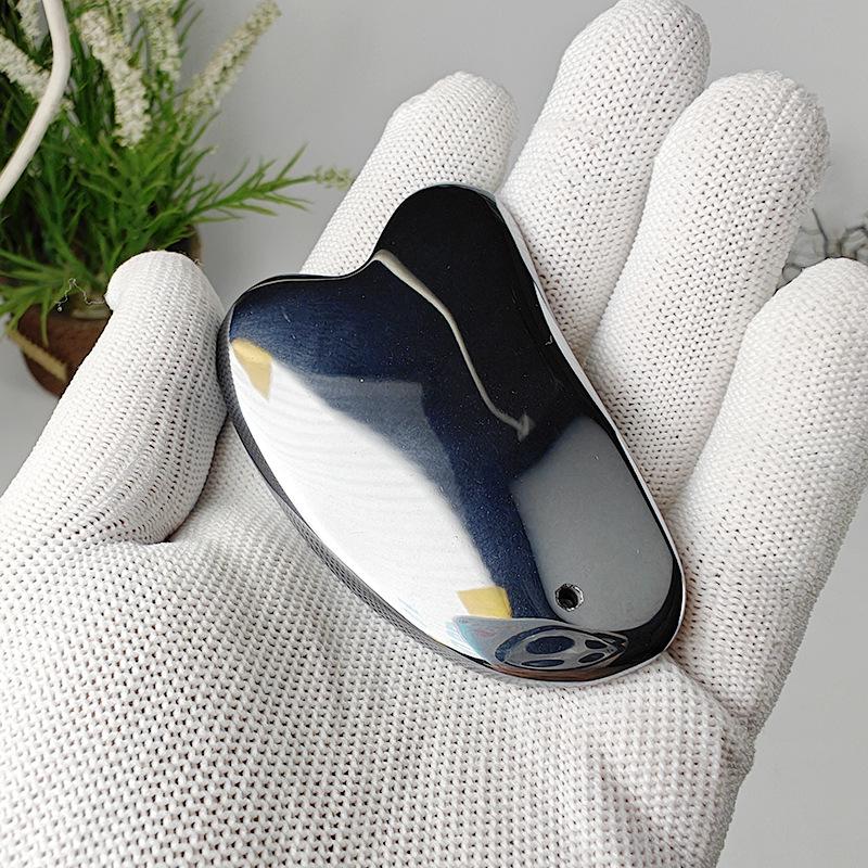Terahertz Tai Silica Heart Gua Sha Board - Beauty Tool for Face and Body Skincare