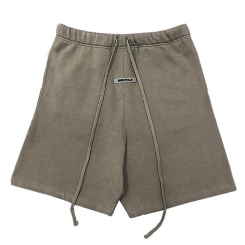 Dubbla linjer Reflekterande shorts Herr Sommar Fempunktsbyxor High Street Lös Enfärgad Enkel Vardaglig