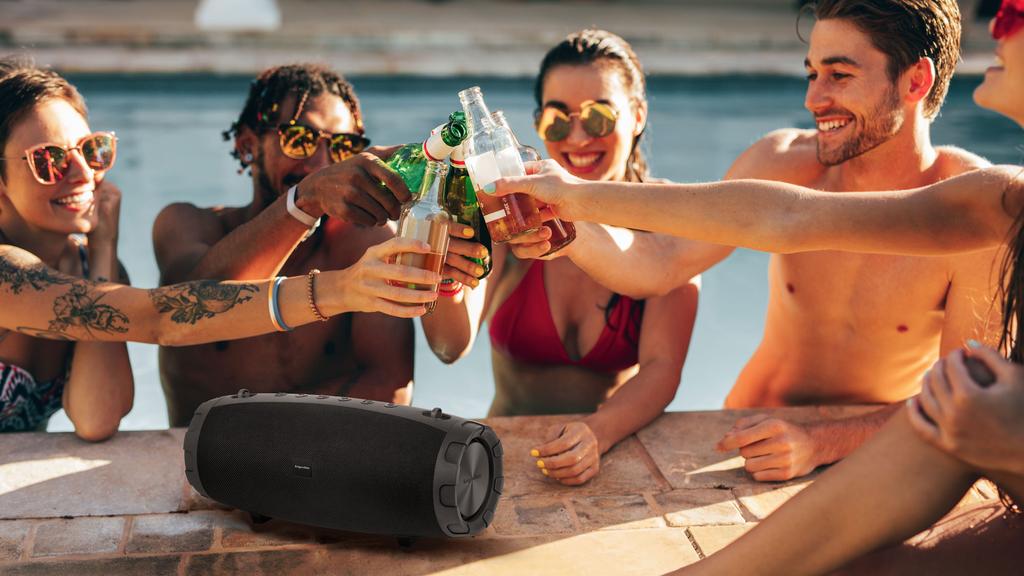 Kruger&Matz Explorer+ Portable Bluetooth 5.0 Speaker TWS and IPX7 AUX USB