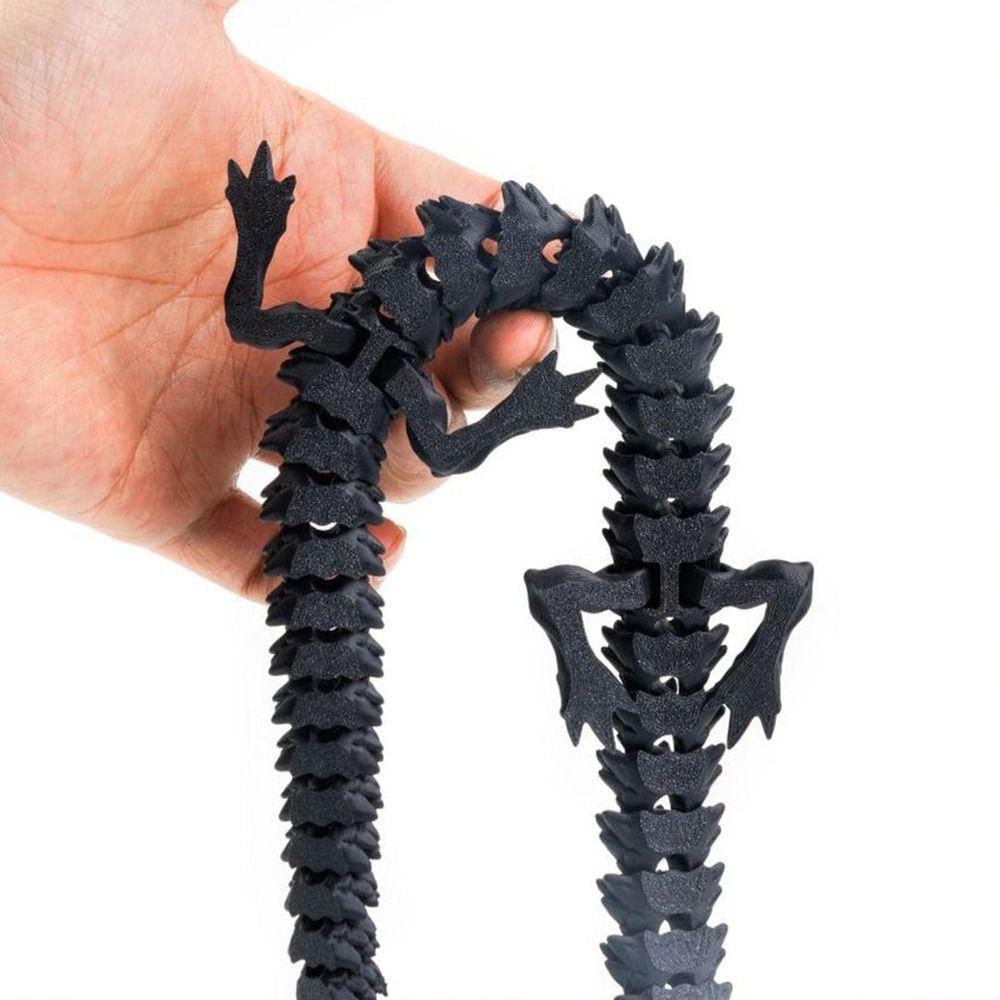 Realistic 3D Printed Dragon Toy 30/45cm Animal Simulation Model Christmas