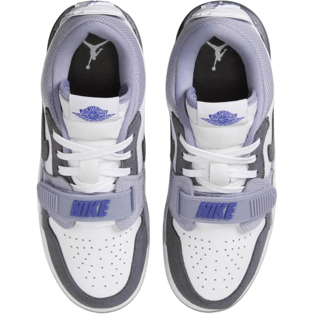 Jordan Air  Legacy 312 Low Comfortable Cushioning Durable Breathable Low Top Casual Shoes Kids Sneaker White Dark-Blue Gray CD9054-108