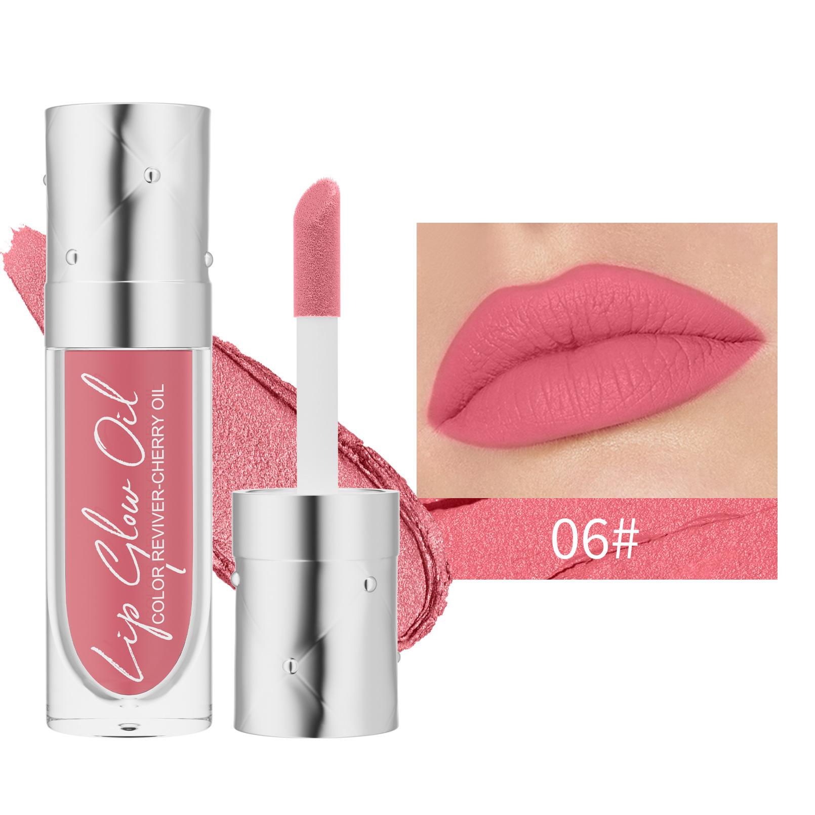 

Velvet Matte Lipstick Lip Gloss, Non-stick Cup Non-fading Matte Lip Glaze 3g