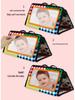 Aipinqi Baby Funhouse Mirror Cloth Book: Car Hanging Toy with Foldable Pendant for Back Seat