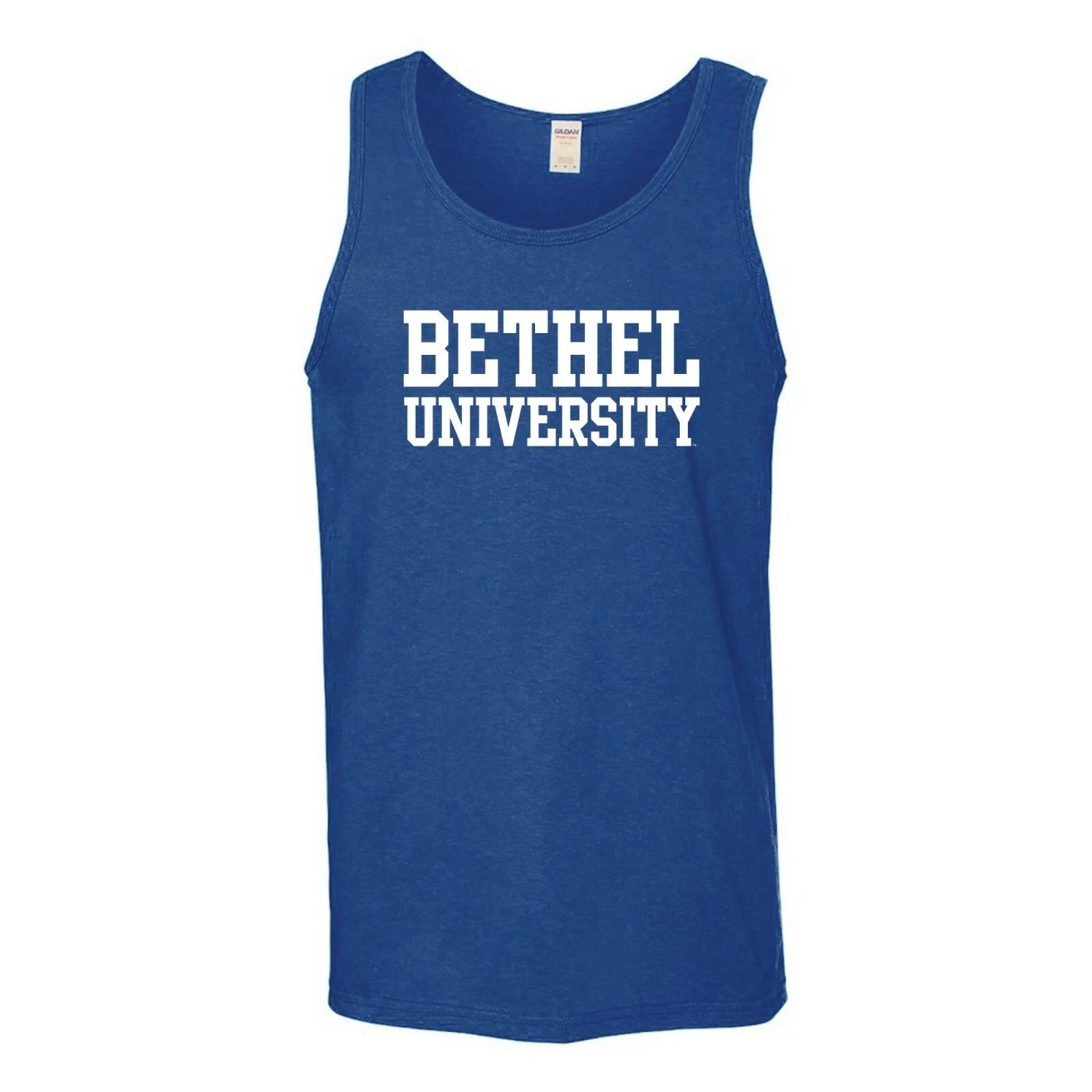Bethel University Pilots Basic Block Tank Top - Royal 4XL