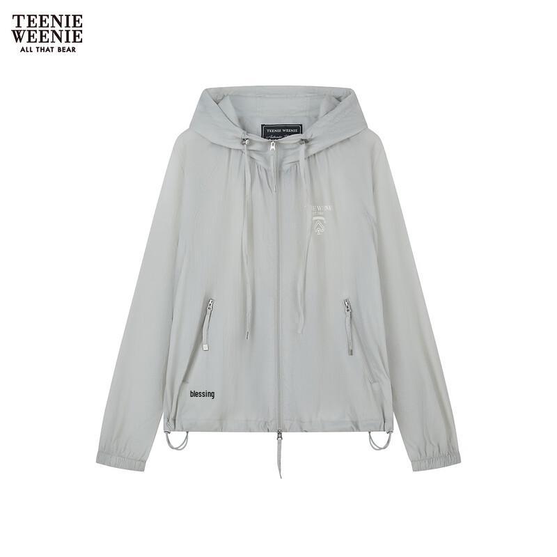 Teenie Weenie Women s Bear Letter Hooded Jacket L