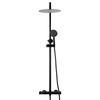 Set Doccia Esterno Con Termostato S-1170B Nero