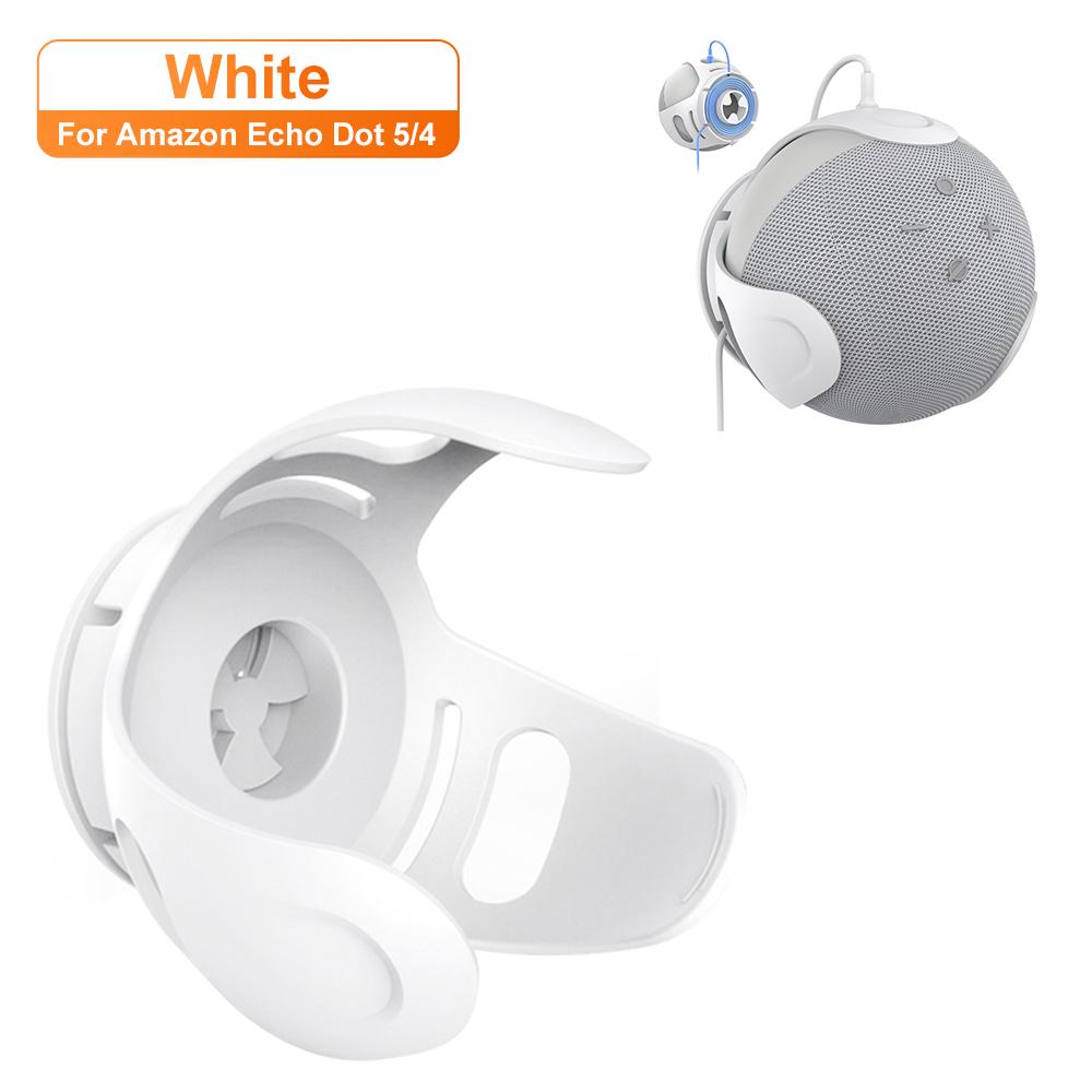 Echo Dot Wall Mount Holder For Amazon Alexa Echo Dot 4 5 3rd Generation Speaker Bracket Space Saving With Cord Management Stand