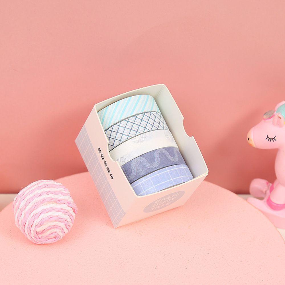 Office Supply Students Stationery Decorative Tape Scrapbooking Adhesive Tape Tape Set Masking Tape