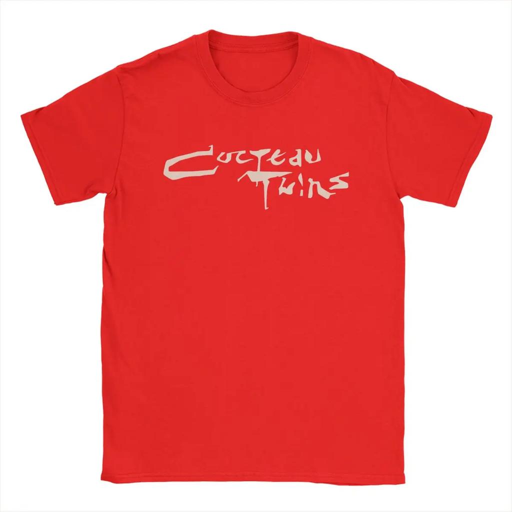Men T-Shirts Cocteau Twins Cool 100% Cotton Tee Shirt Short Sleeve T Shirt Crewneck Clothing Adult