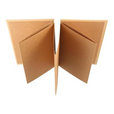 Folding Accordion Photo Album Gift Photocard Handcrafts Surprised Photo Book Kraft Paper 8 Page DIY Surprise Gift Friends