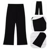 Kids Boys Basic Classic Stretchy Boot Cut Pants Trousers Dancewear for Jazz Dance Stage Performance