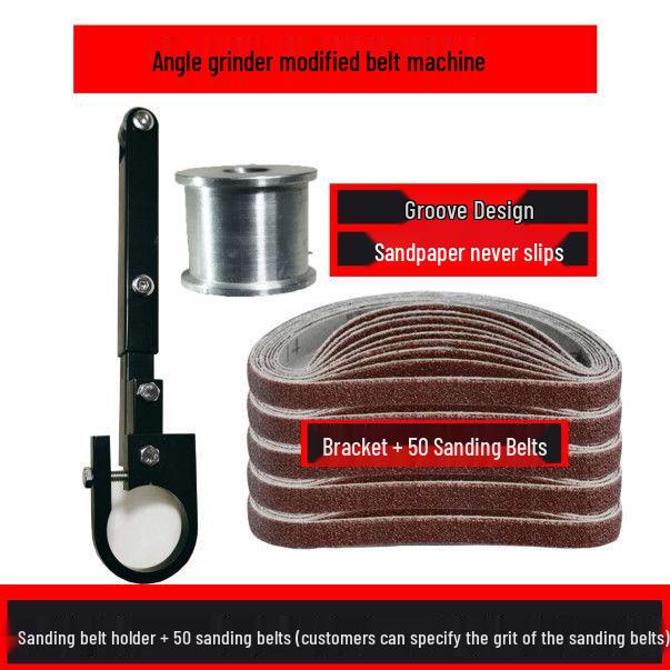 Type 100/125 Angle Grinder Conversion to Belt Sander - Woodworking Mini Belt Sander
