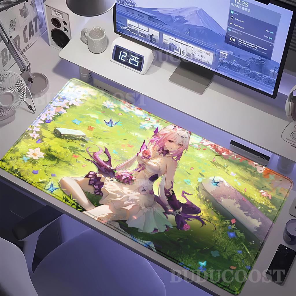 Gaming Honkai Star Rail Castorice Kawaii Girl Mouse Pad Gamer Carpet Keyboard Mat Long Computer Accessories Mousepad Desk Mats