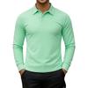 Men's Casual Button-Down Lapel Long-Sleeve Shirt