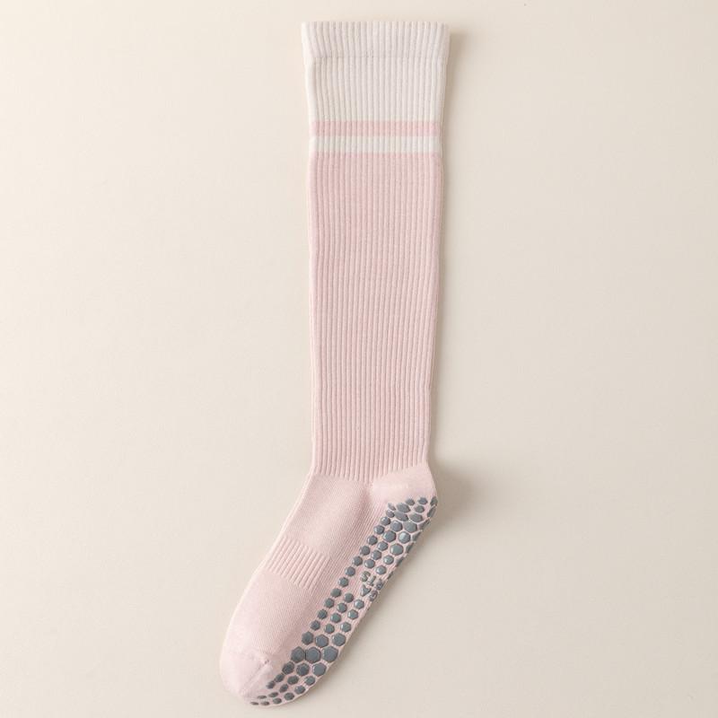 Color Matching Yoga Calf Socks Professional Non-Slip Pilates Pressure Sports Socks Children'S Fitness Dance Stockings