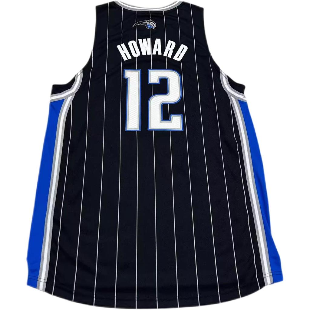 Adidas X NBA Collaboration Orlando Magic 12 Howard V-Neck Fashion Soft Sleeveless Basketball Jersey Unisex jersey Black 7912A-3MG-K9630