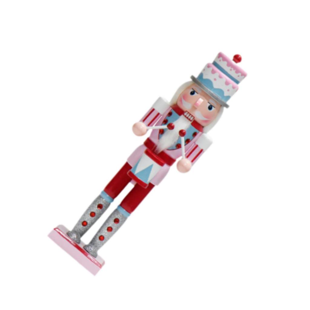 Christmas Nutcracker Soldier Height 15inch Traditional Nutcracker Figurine for Garden Bedroom Fireplace Party Favors Holiday