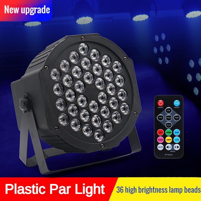 36 LED Wedding Event Stage Effect Atmosphere Light Small Portable Stage Lamp KTV Bar Dyeing Beam Light