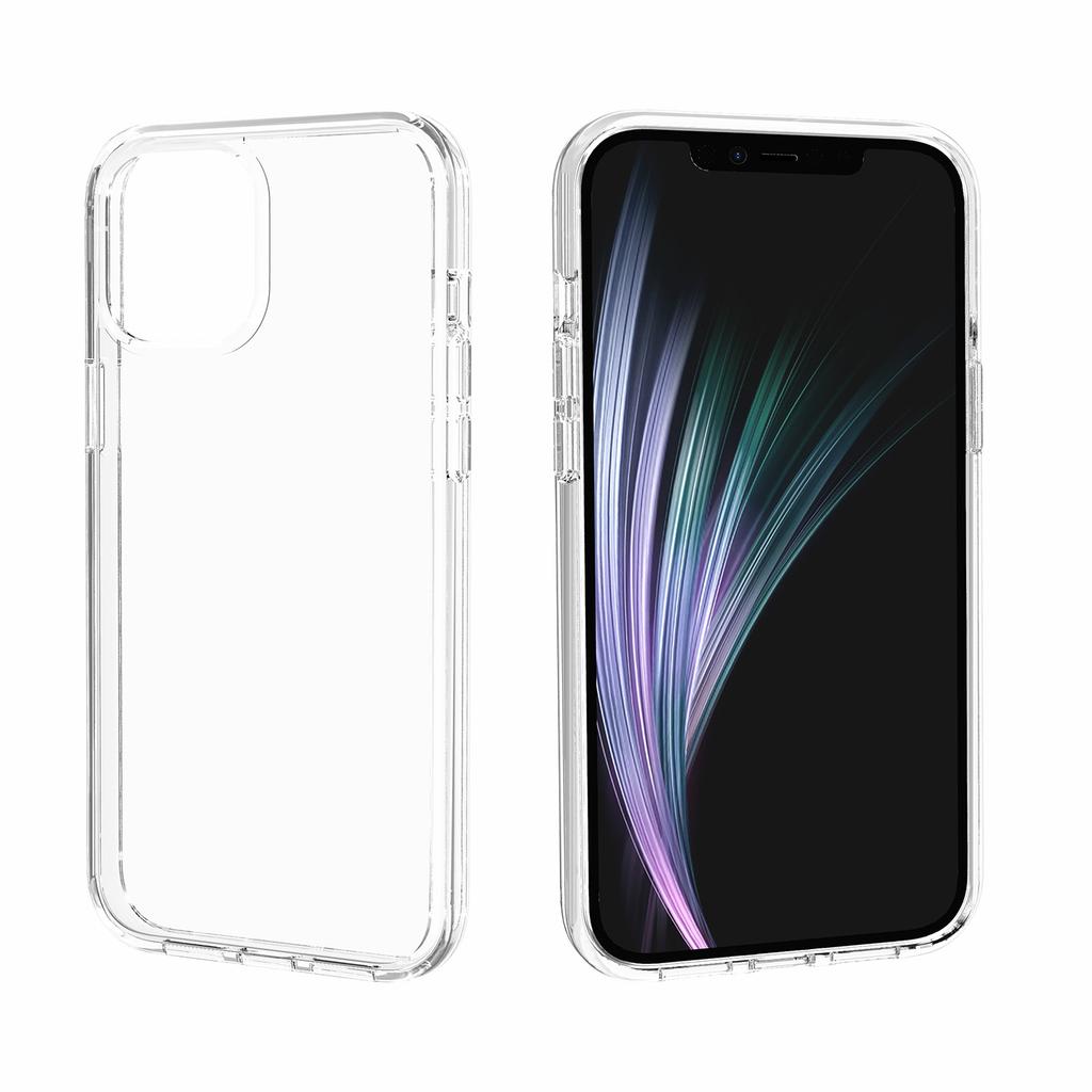 For iPhone 11 Pro Max Case PC+TPU Shockproof Clear Phone Cover