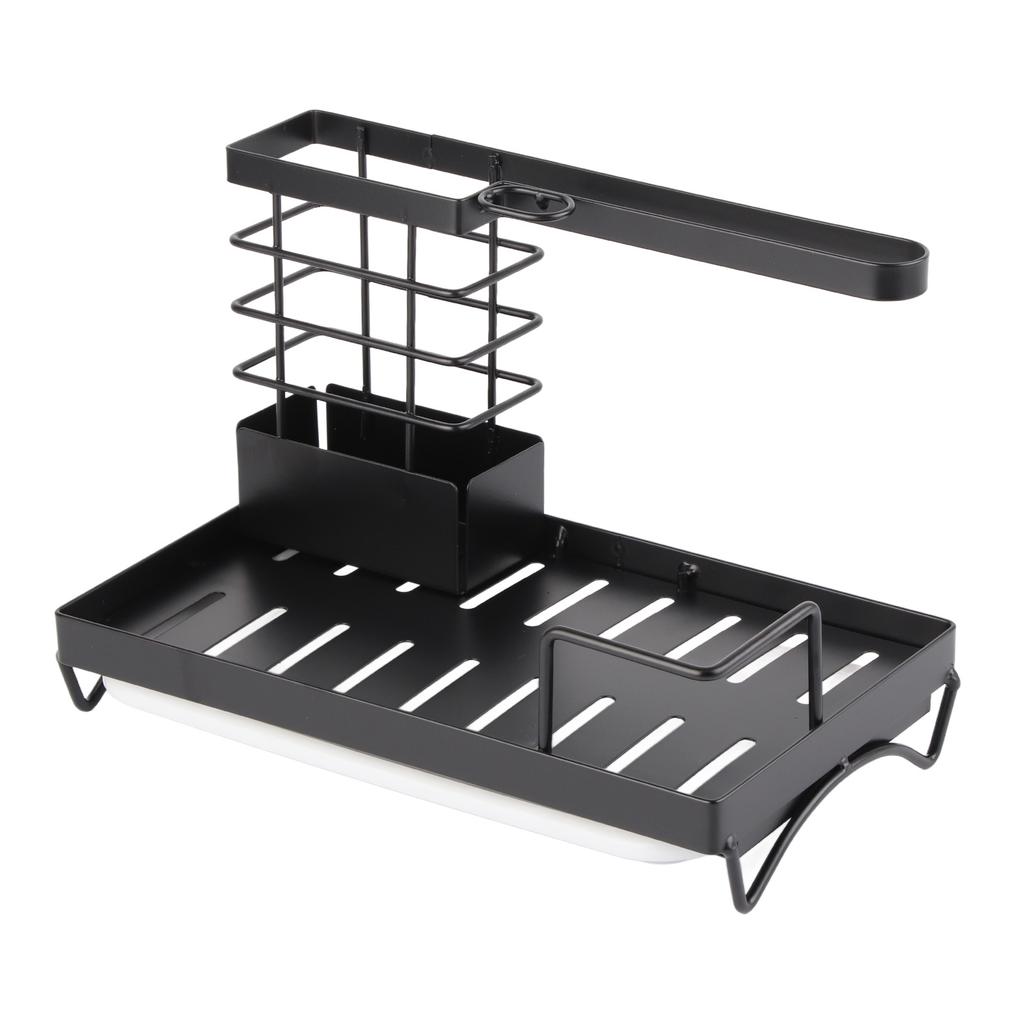 Stojan na utěrky Vodotěsný Protiskluzový Stojan na hadry s úložným podnosem pro kuchyň koupelnu